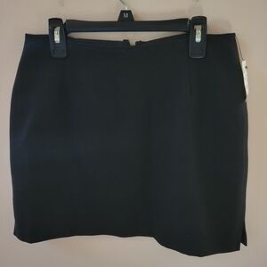 Parallel Petites Black Mini Skirt